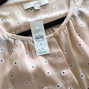 Ann Taylor Loft Blush Blouse - Small - NWT’s